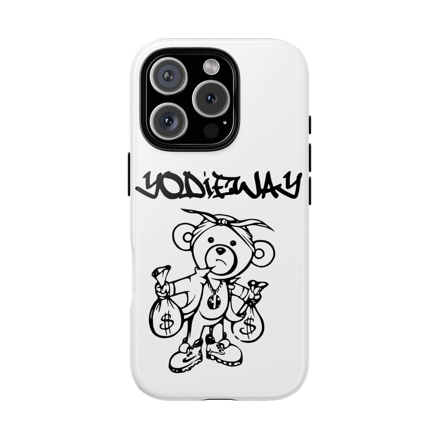 ORIGINAL YODIEWAY WHITE PHONE CASE