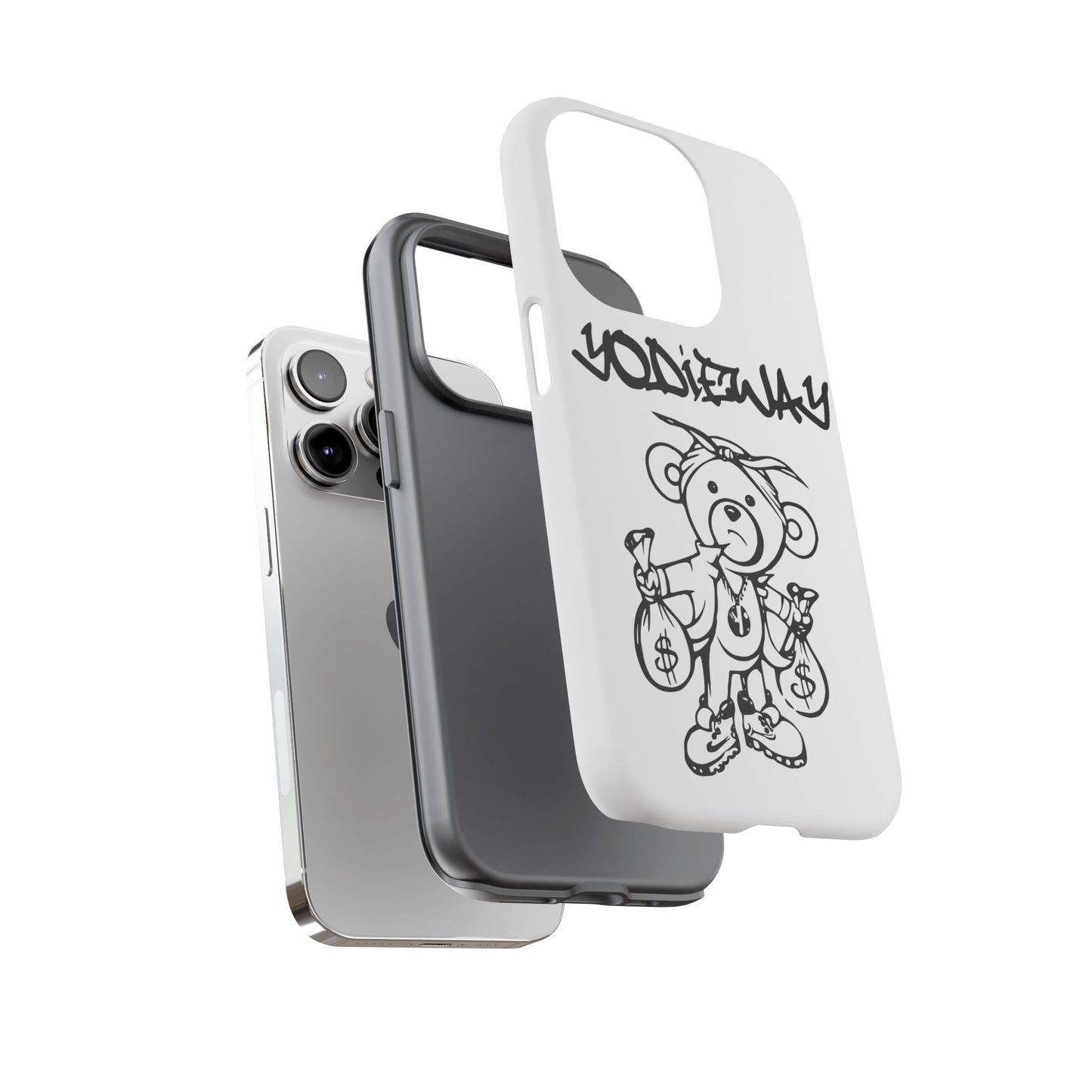 ORIGINAL YODIEWAY WHITE PHONE CASE