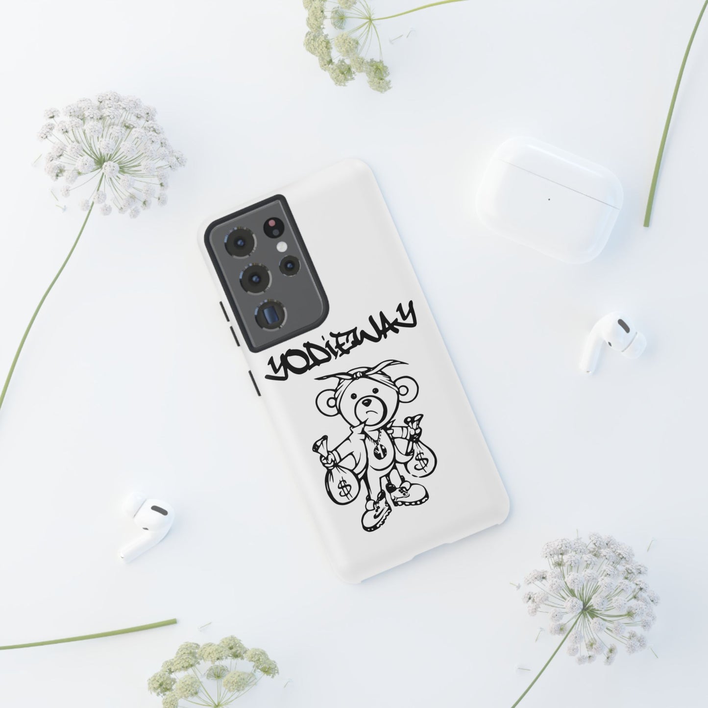 ORIGINAL YODIEWAY WHITE PHONE CASE