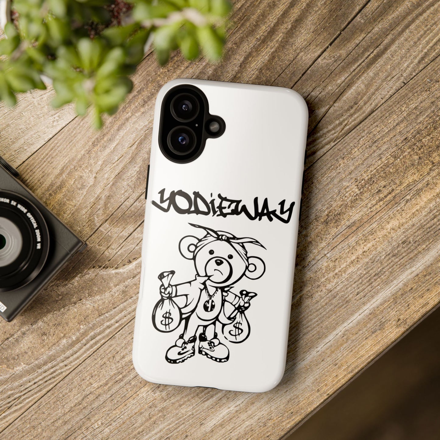 ORIGINAL YODIEWAY WHITE PHONE CASE