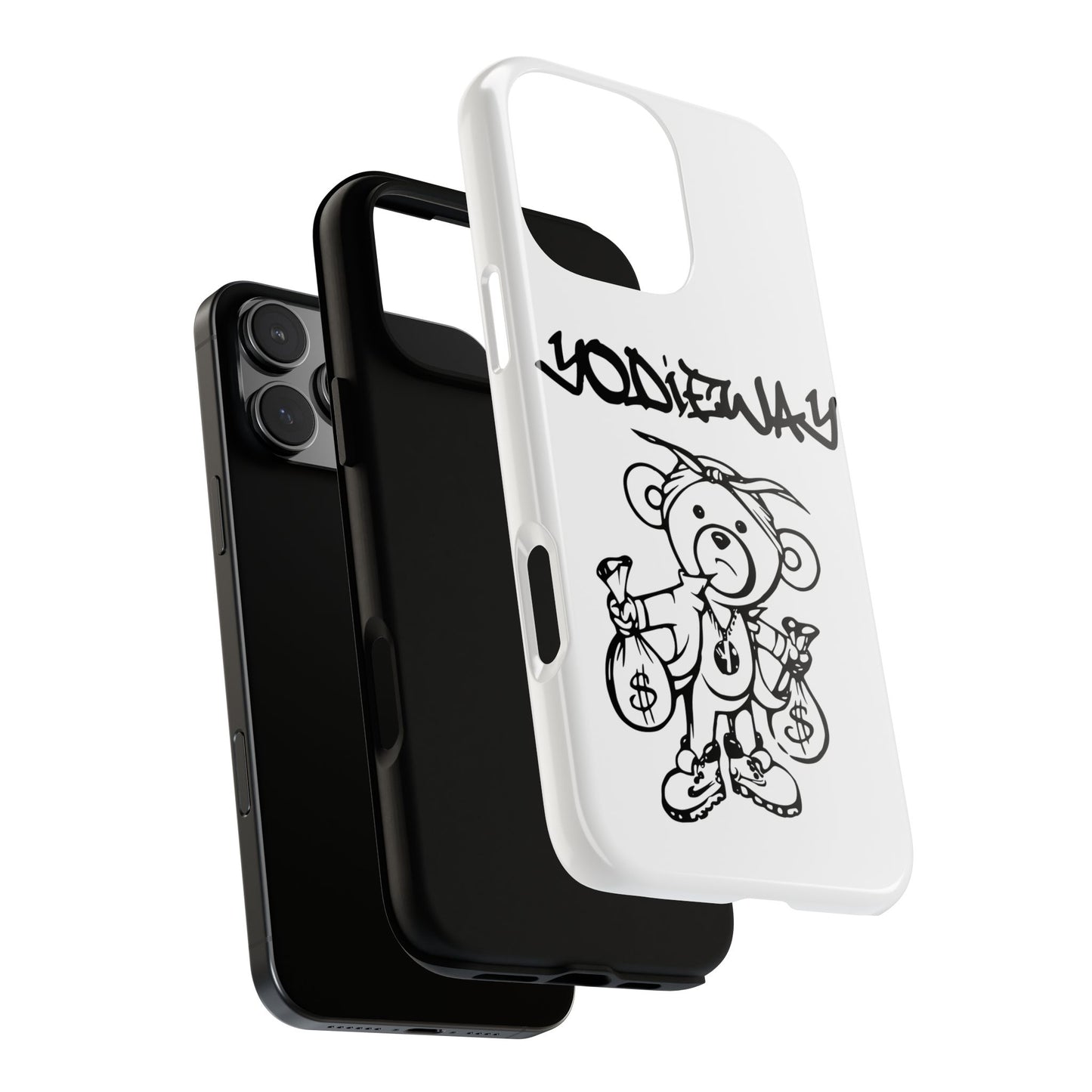 ORIGINAL YODIEWAY WHITE PHONE CASE