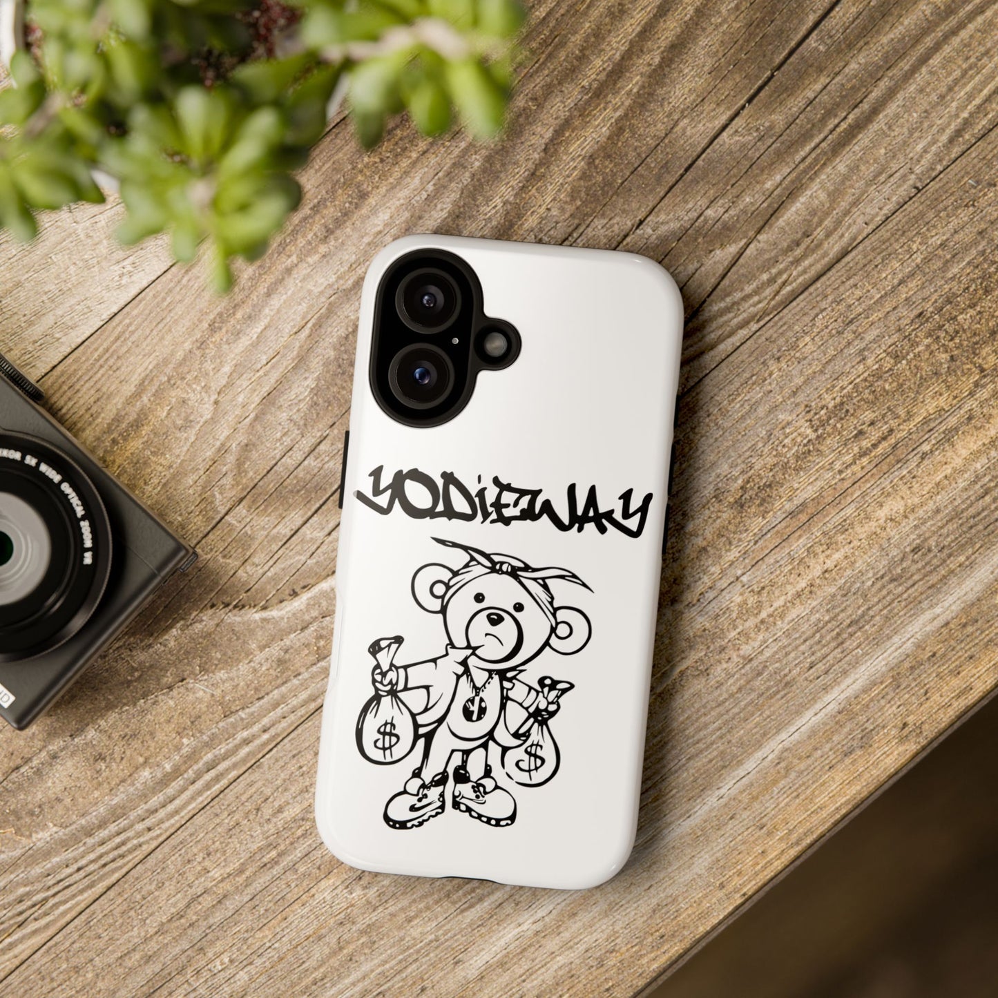 ORIGINAL YODIEWAY WHITE PHONE CASE
