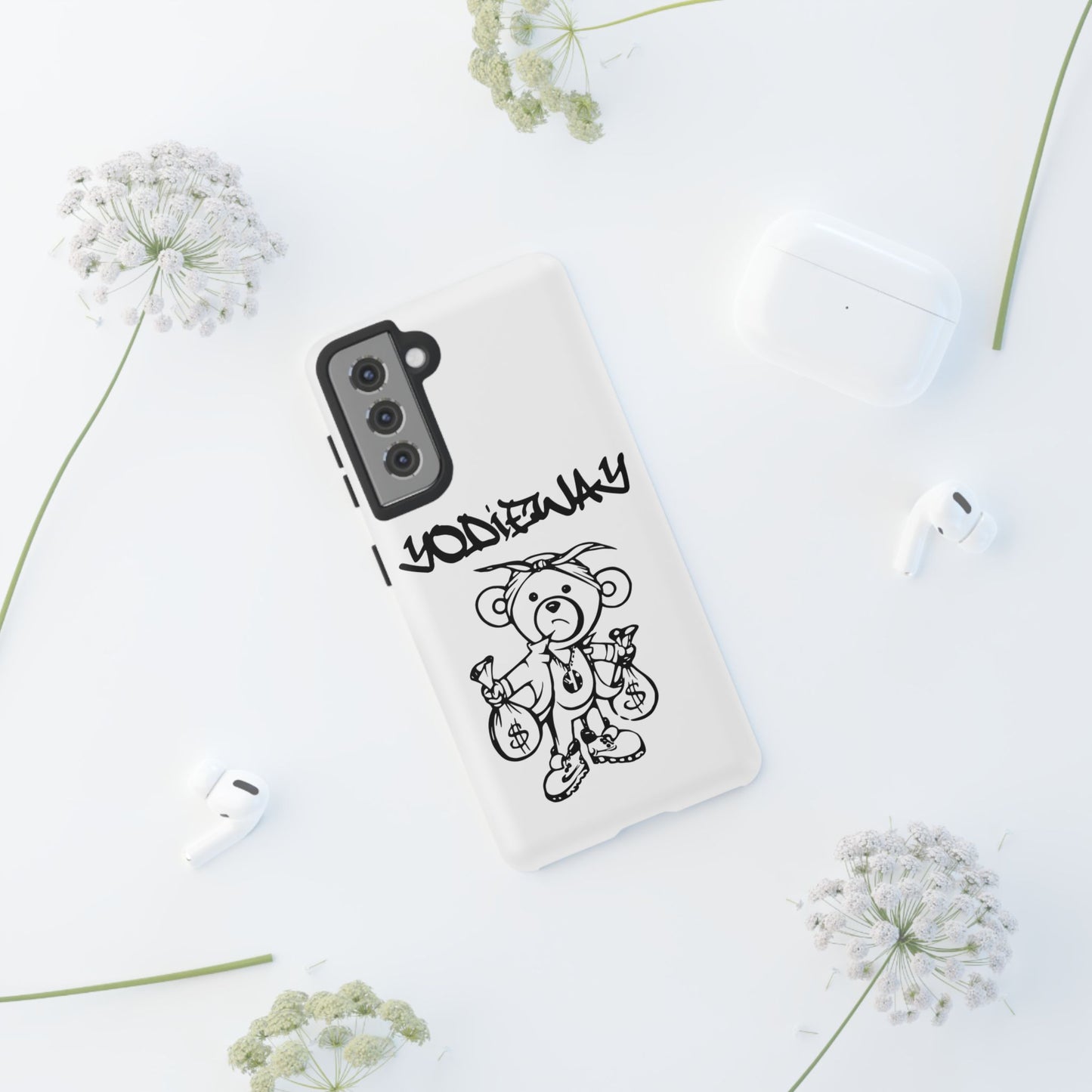 ORIGINAL YODIEWAY WHITE PHONE CASE