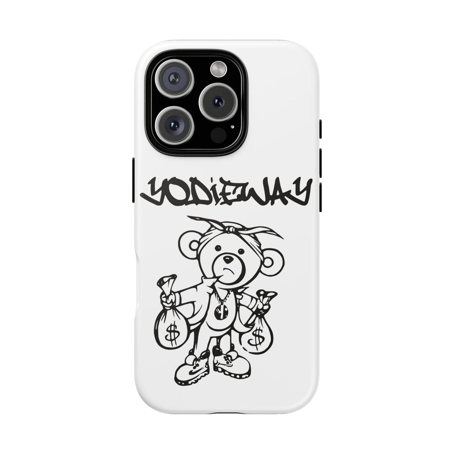 ORIGINAL YODIEWAY WHITE PHONE CASE