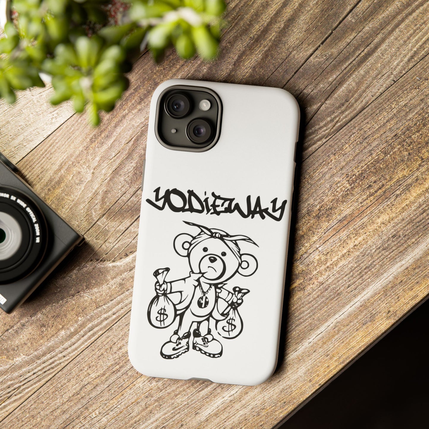 ORIGINAL YODIEWAY WHITE PHONE CASE