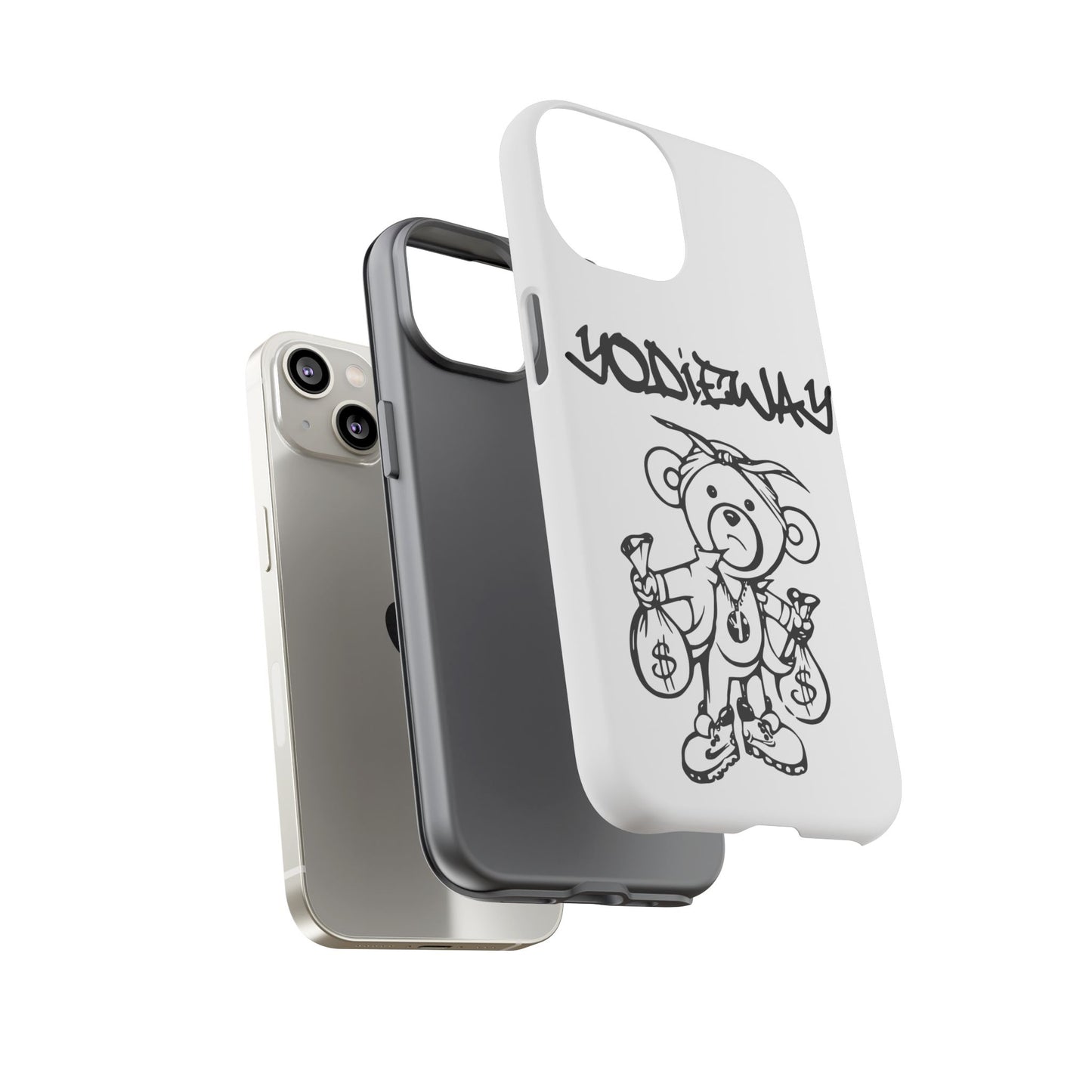 ORIGINAL YODIEWAY WHITE PHONE CASE