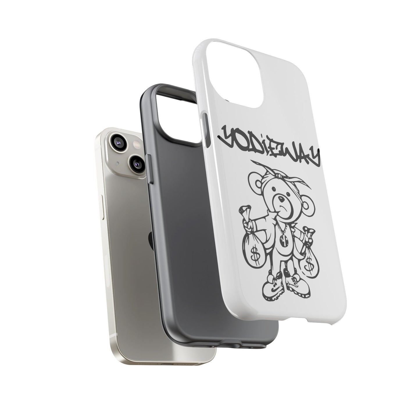 ORIGINAL YODIEWAY WHITE PHONE CASE