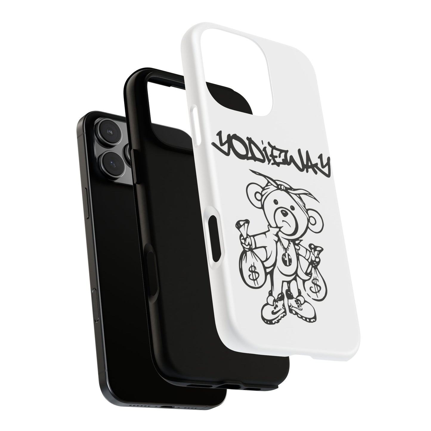 ORIGINAL YODIEWAY WHITE PHONE CASE