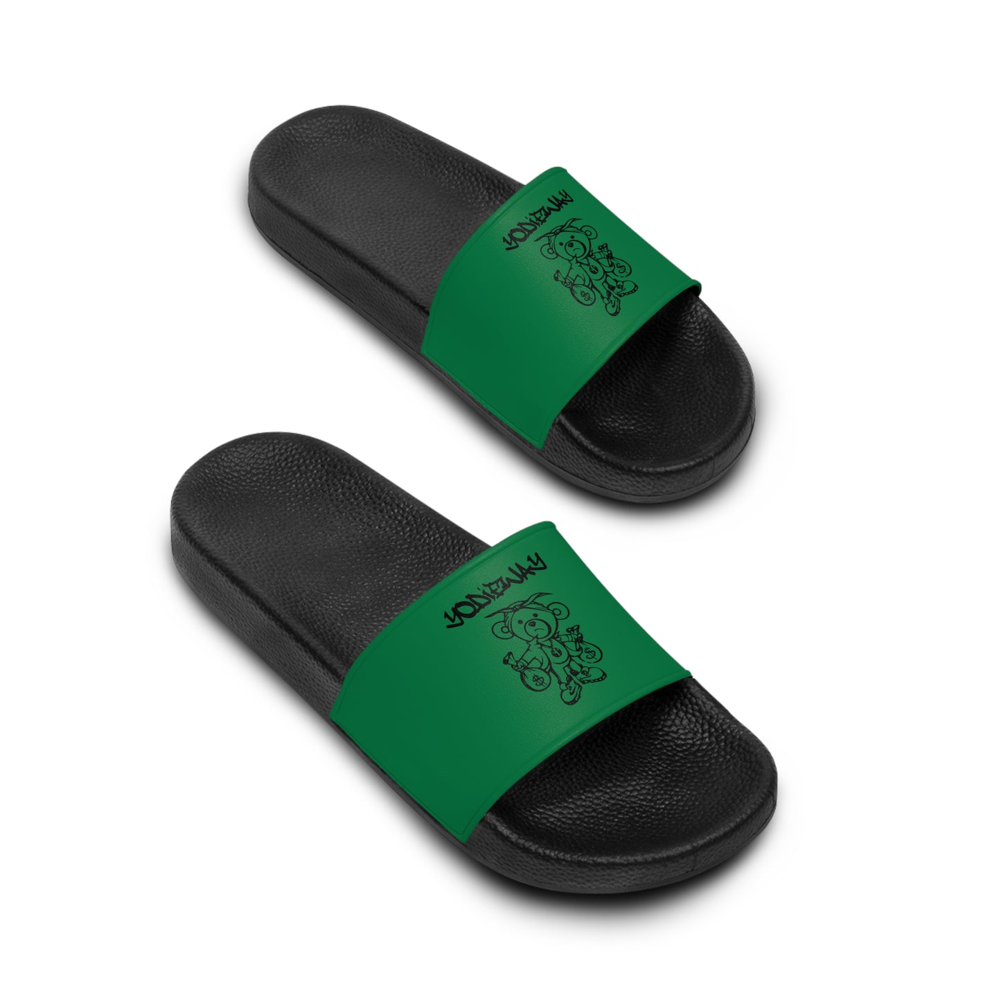GREEN ORIGINAL WOMENS YODIEWAY SLIDES