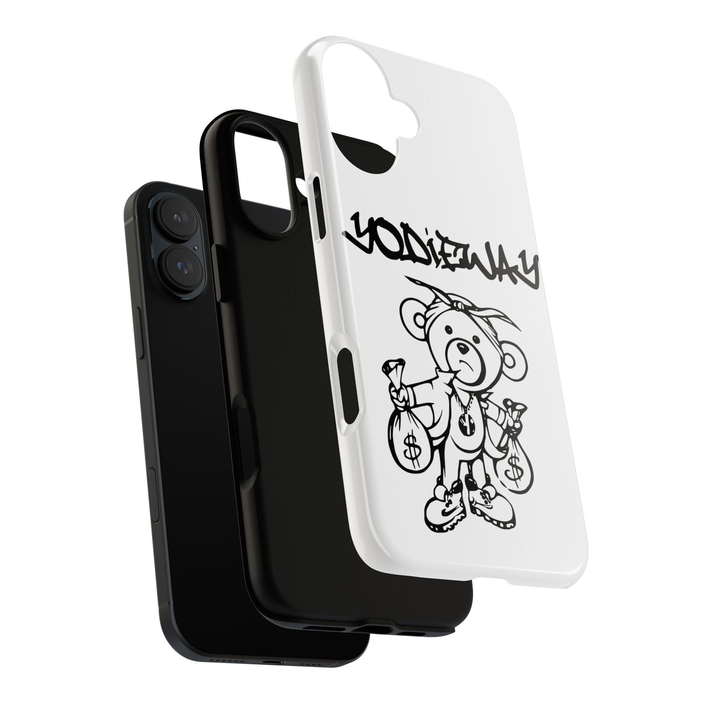 ORIGINAL YODIEWAY WHITE PHONE CASE