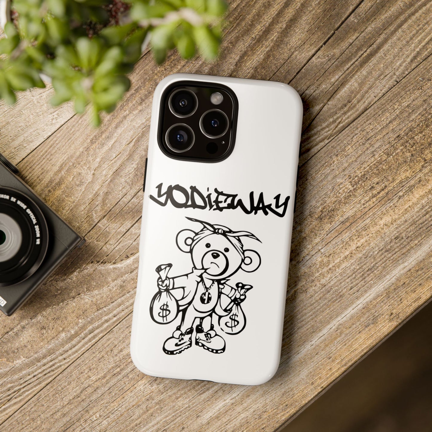 ORIGINAL YODIEWAY WHITE PHONE CASE