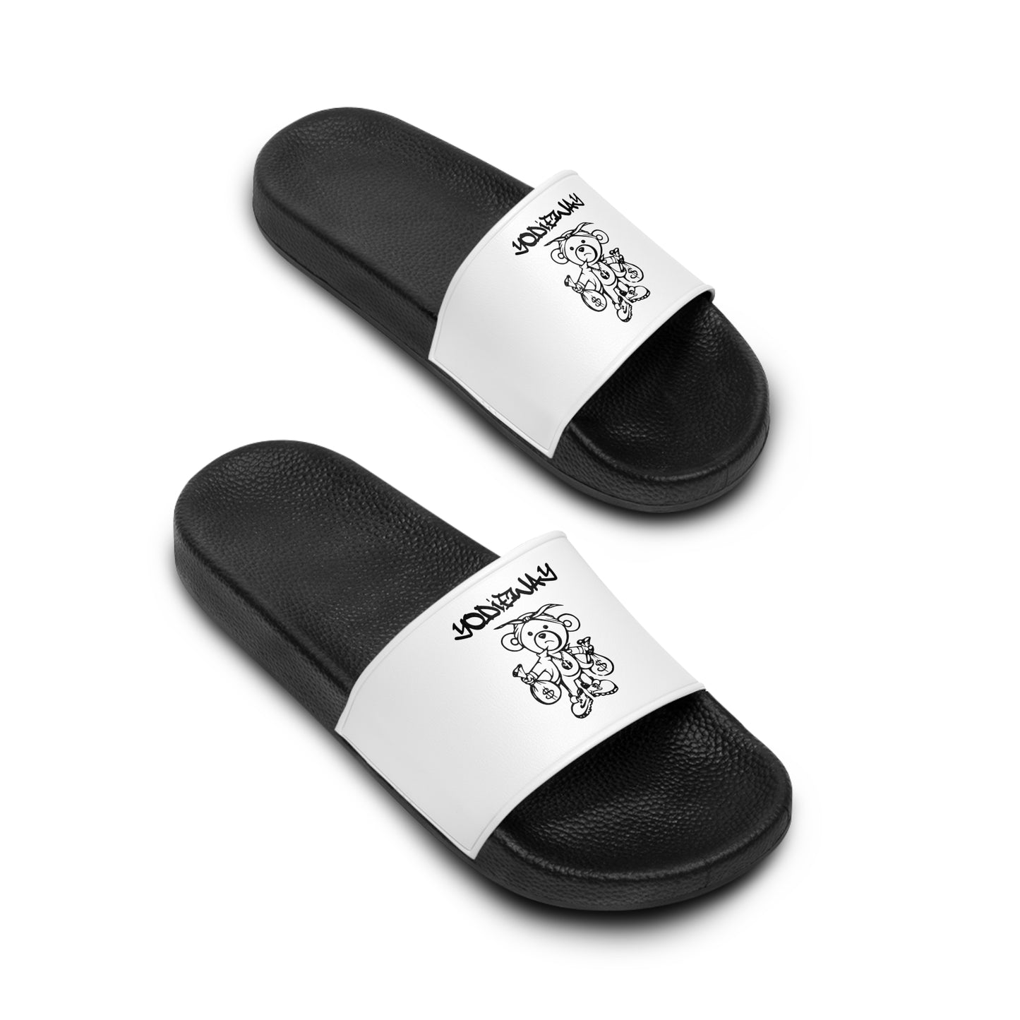WHITE ORIGINAL WOMENS YODIEWAY SLIDES