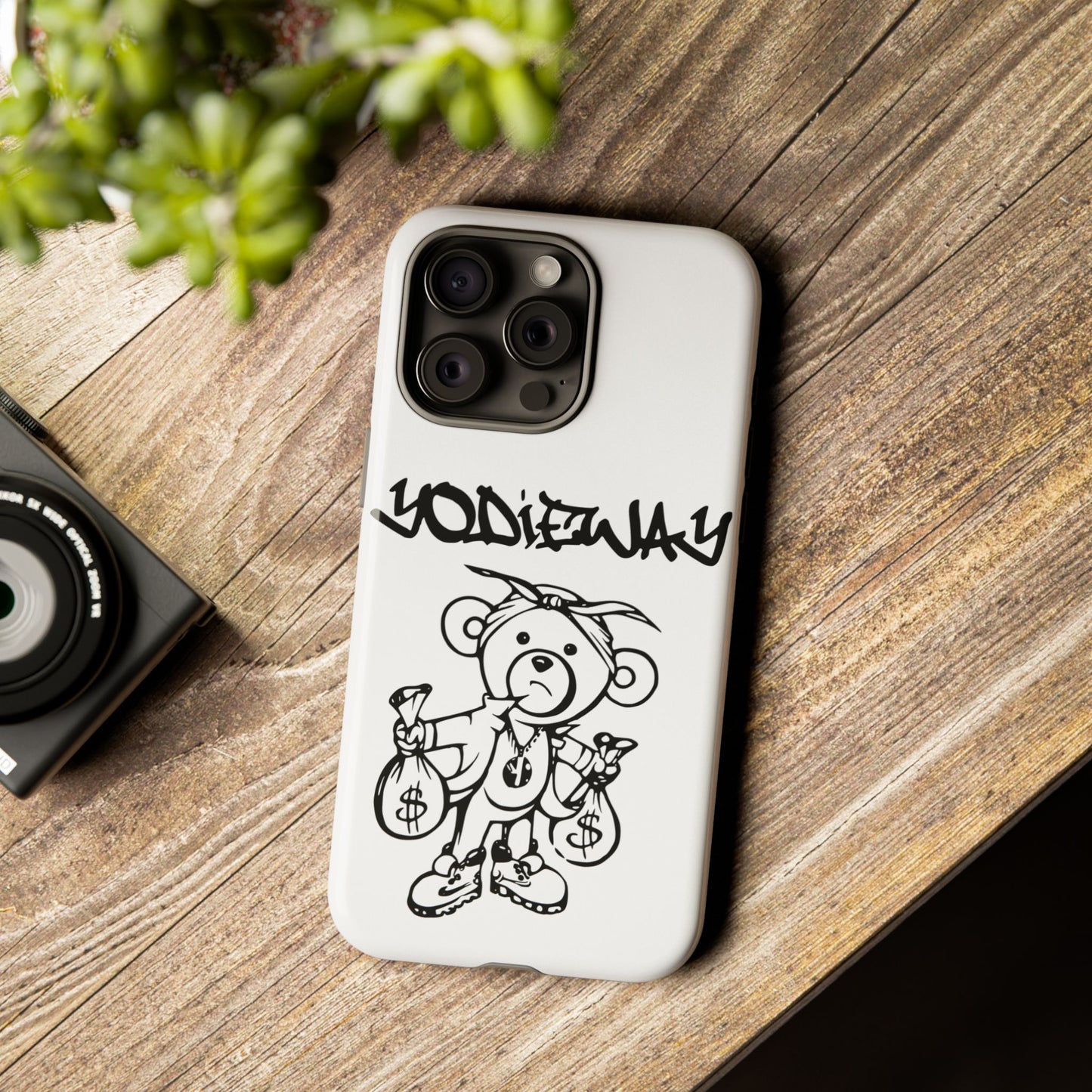 ORIGINAL YODIEWAY WHITE PHONE CASE