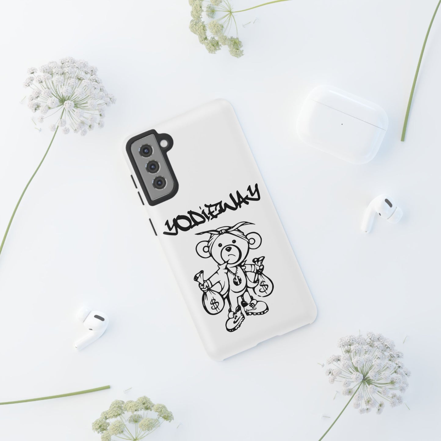 ORIGINAL YODIEWAY WHITE PHONE CASE