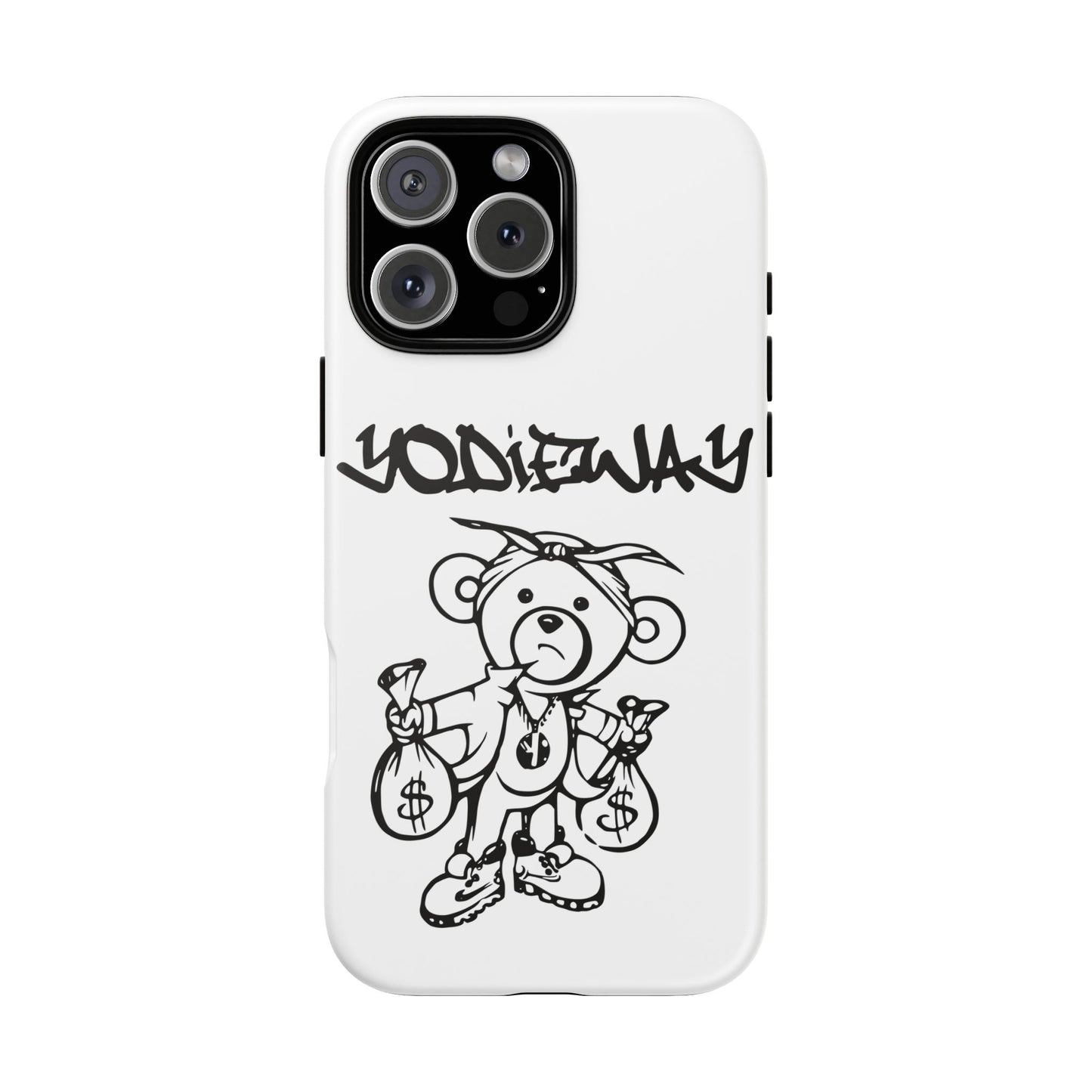 ORIGINAL YODIEWAY WHITE PHONE CASE
