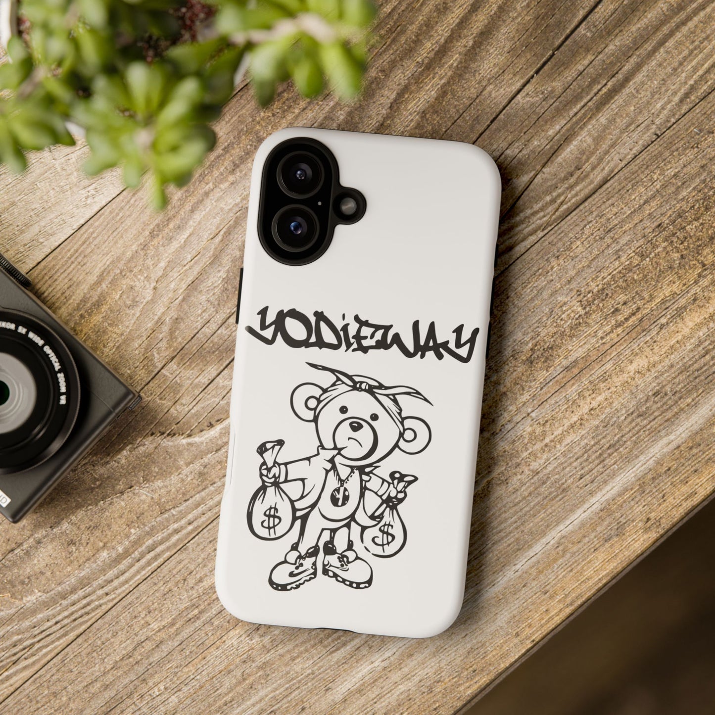 ORIGINAL YODIEWAY WHITE PHONE CASE