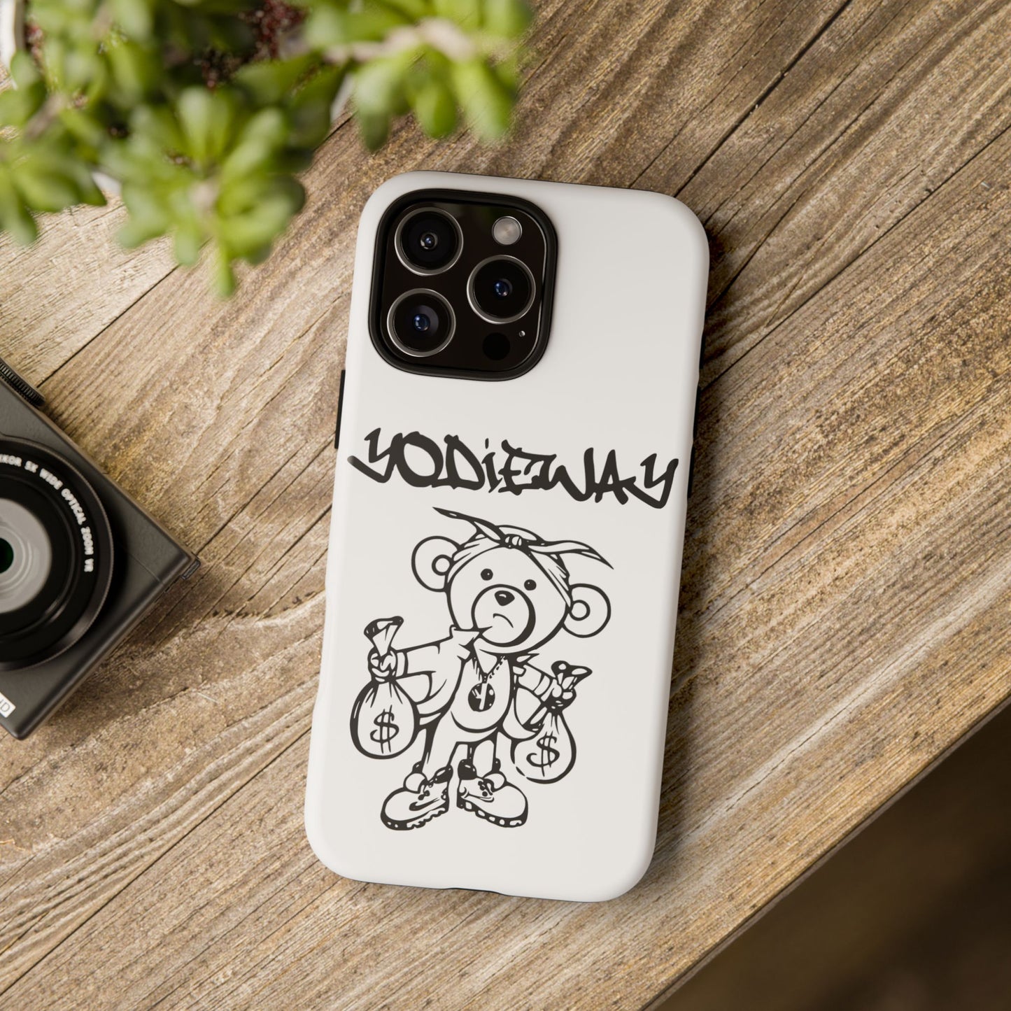 ORIGINAL YODIEWAY WHITE PHONE CASE