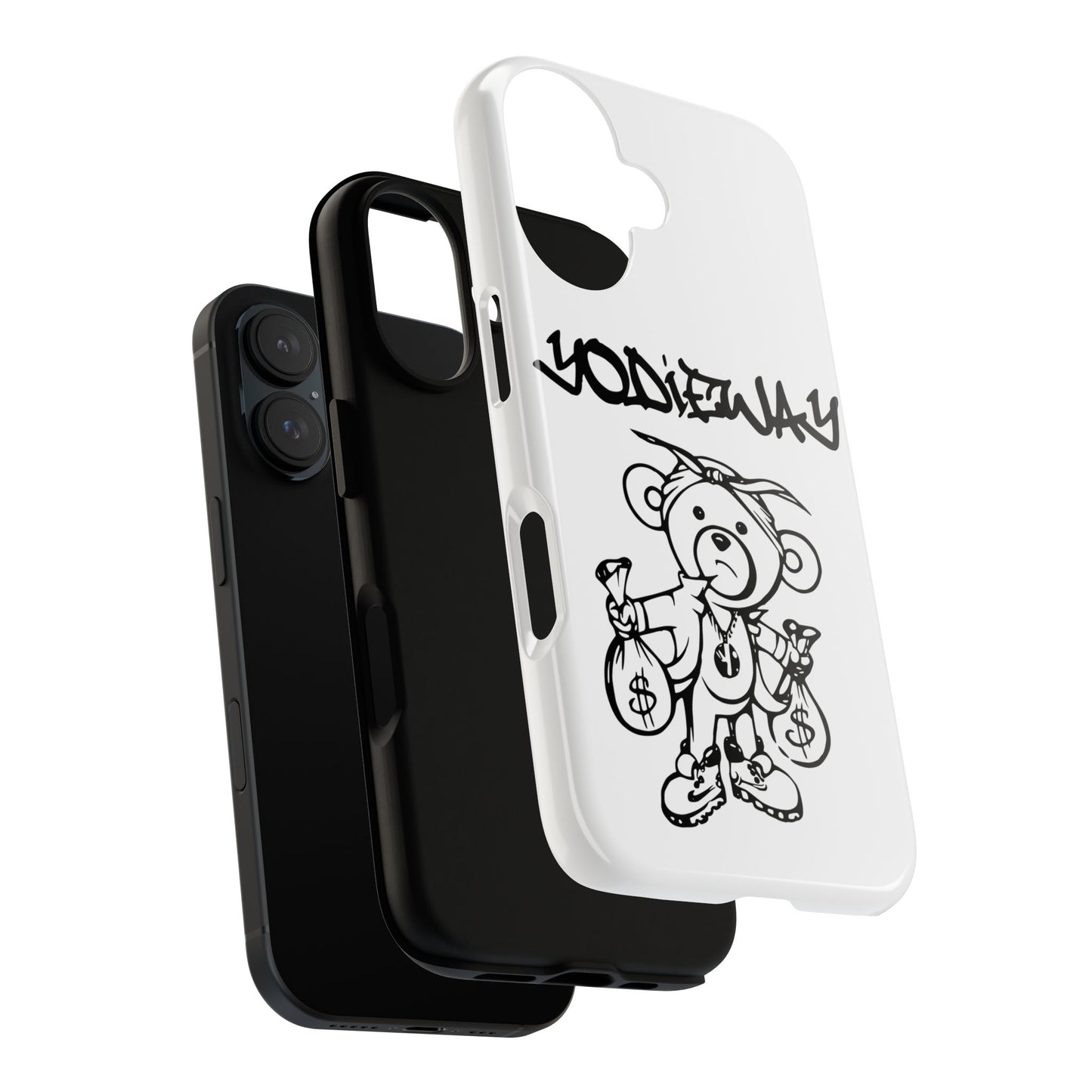 ORIGINAL YODIEWAY WHITE PHONE CASE