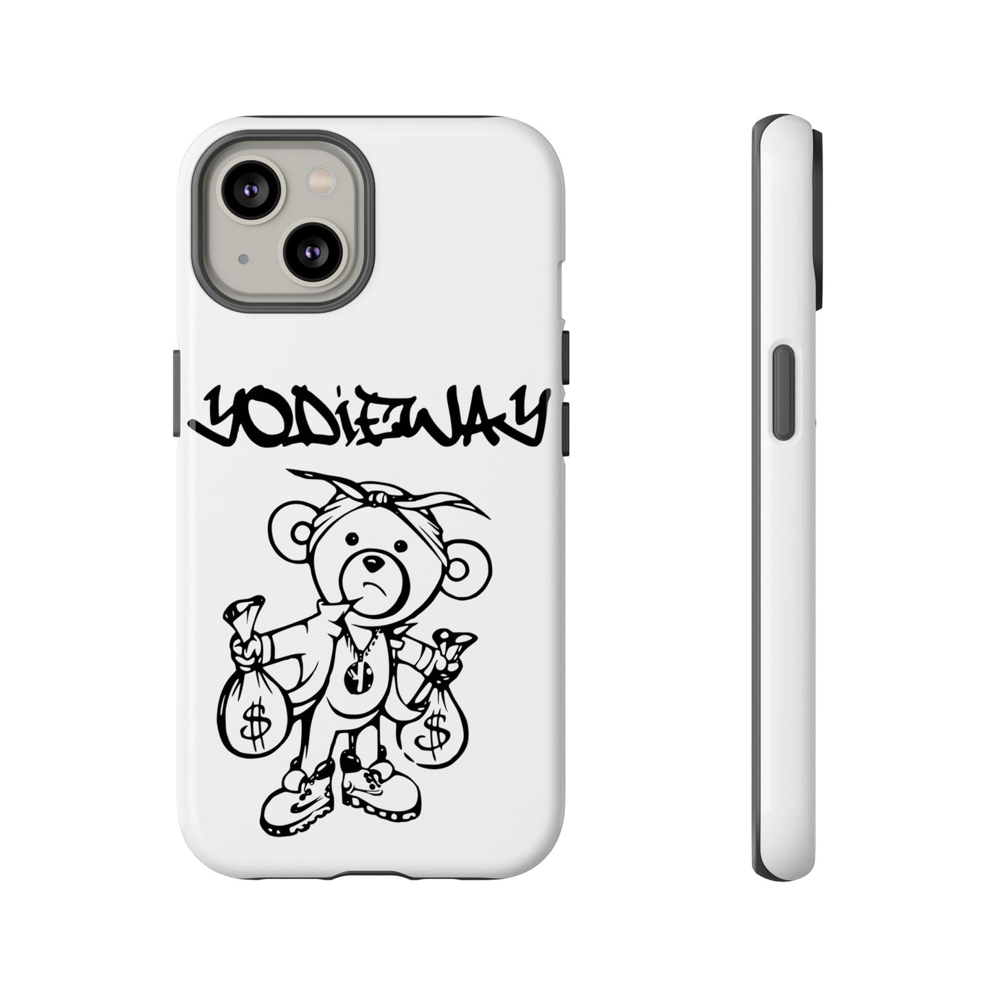 ORIGINAL YODIEWAY WHITE PHONE CASE