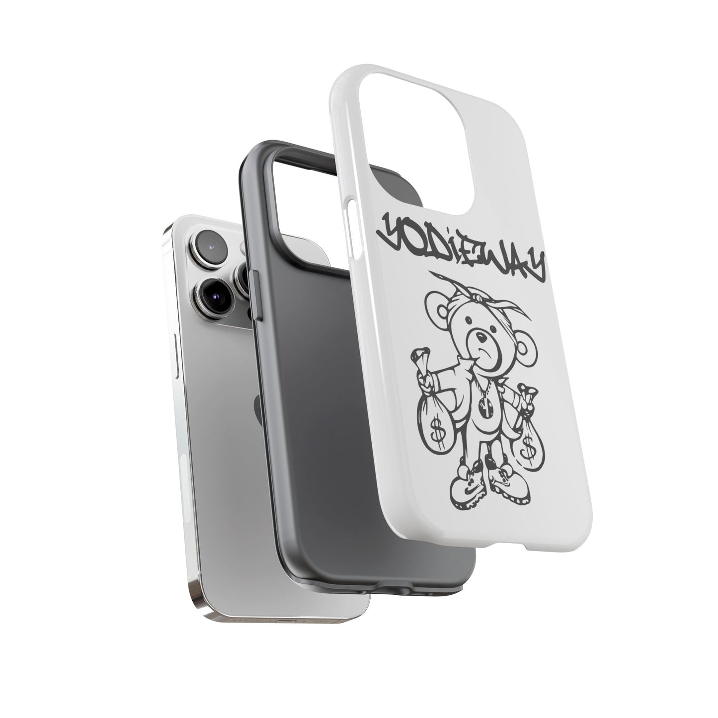 ORIGINAL YODIEWAY WHITE PHONE CASE