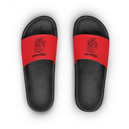 RED ORIGINAL WOMENS YODIEWAY SLIDES