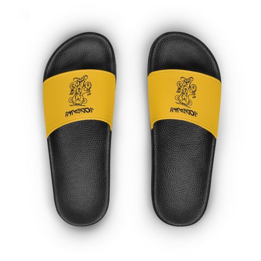 YELLOW ORIGINAL WOMENS YODIEWAY SLIDES